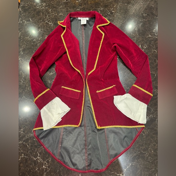 Kids Pirate Costume with Gold Trim - Picture 7 of 11